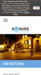 Mobile Screenshot of krauss-gmbh.com